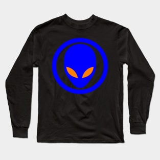 Blue Alien Long Sleeve T-Shirt